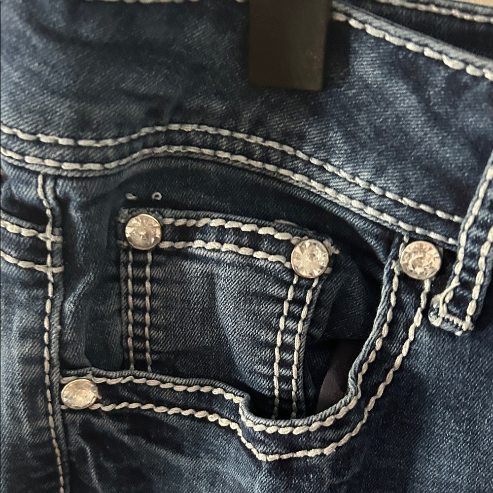Apt. 9 Women's Dark Blue Boot Cut Jeans - Picture 4 of 10